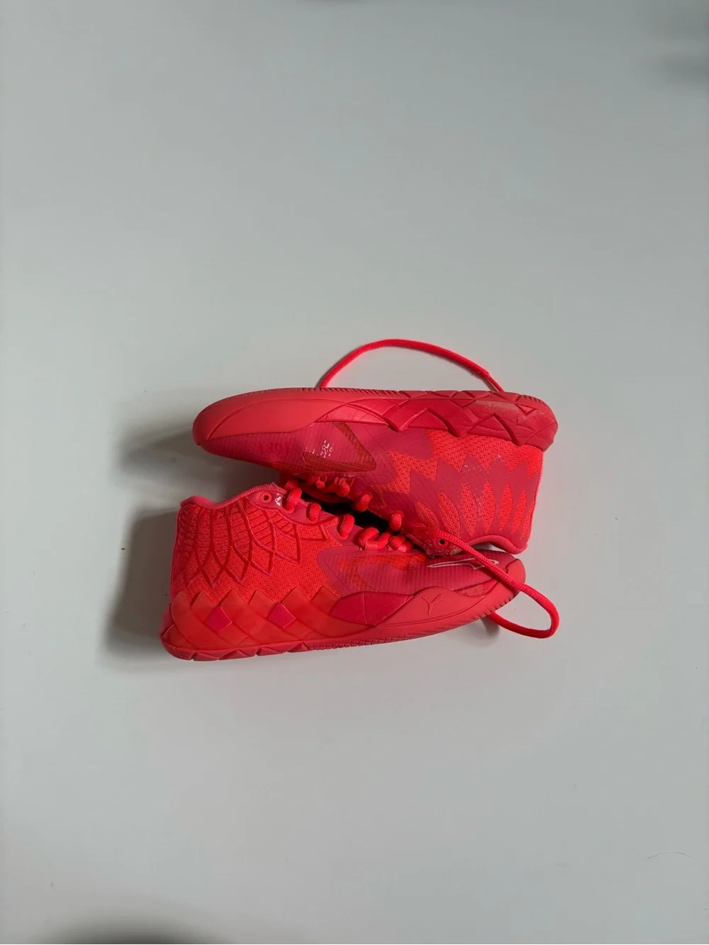 Lamelo Ball Puma Kids' Bright Red High-Top Sneakers